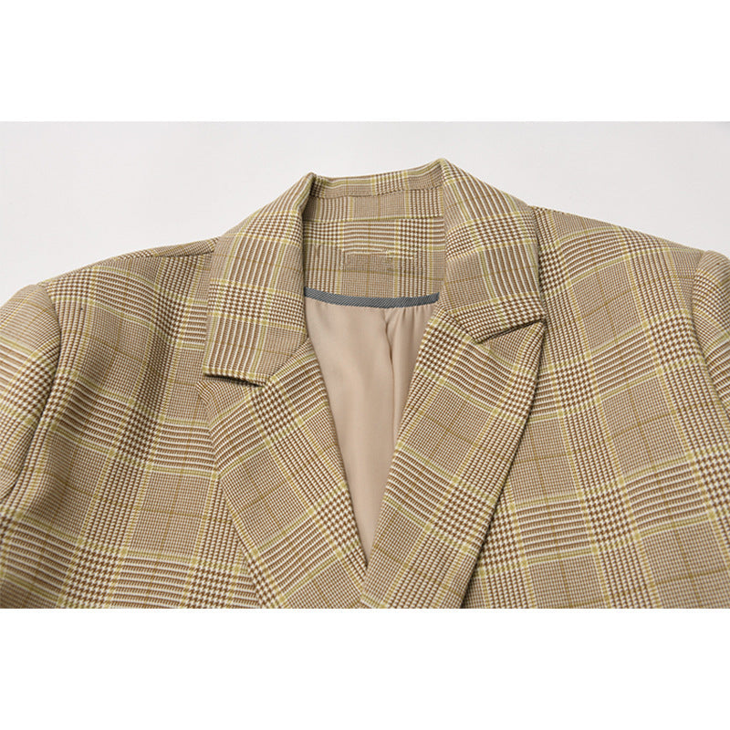 Plaid Blazer