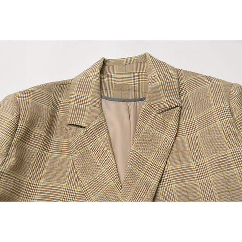 Plaid Blazer