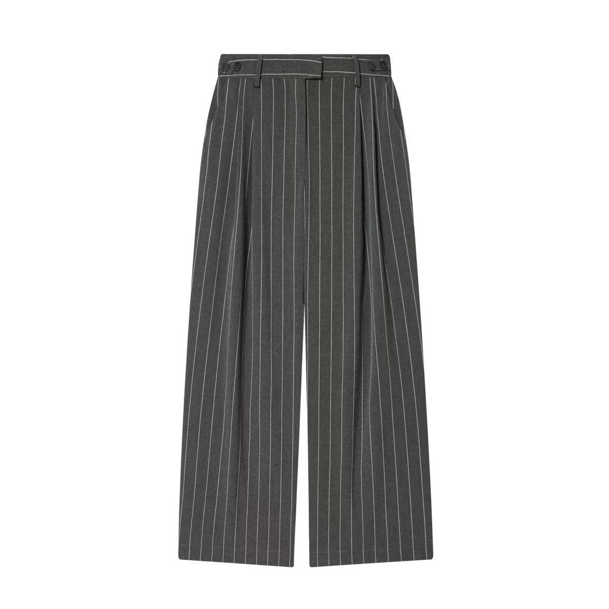 Wrap Blazer & Wide-Leg Trousers