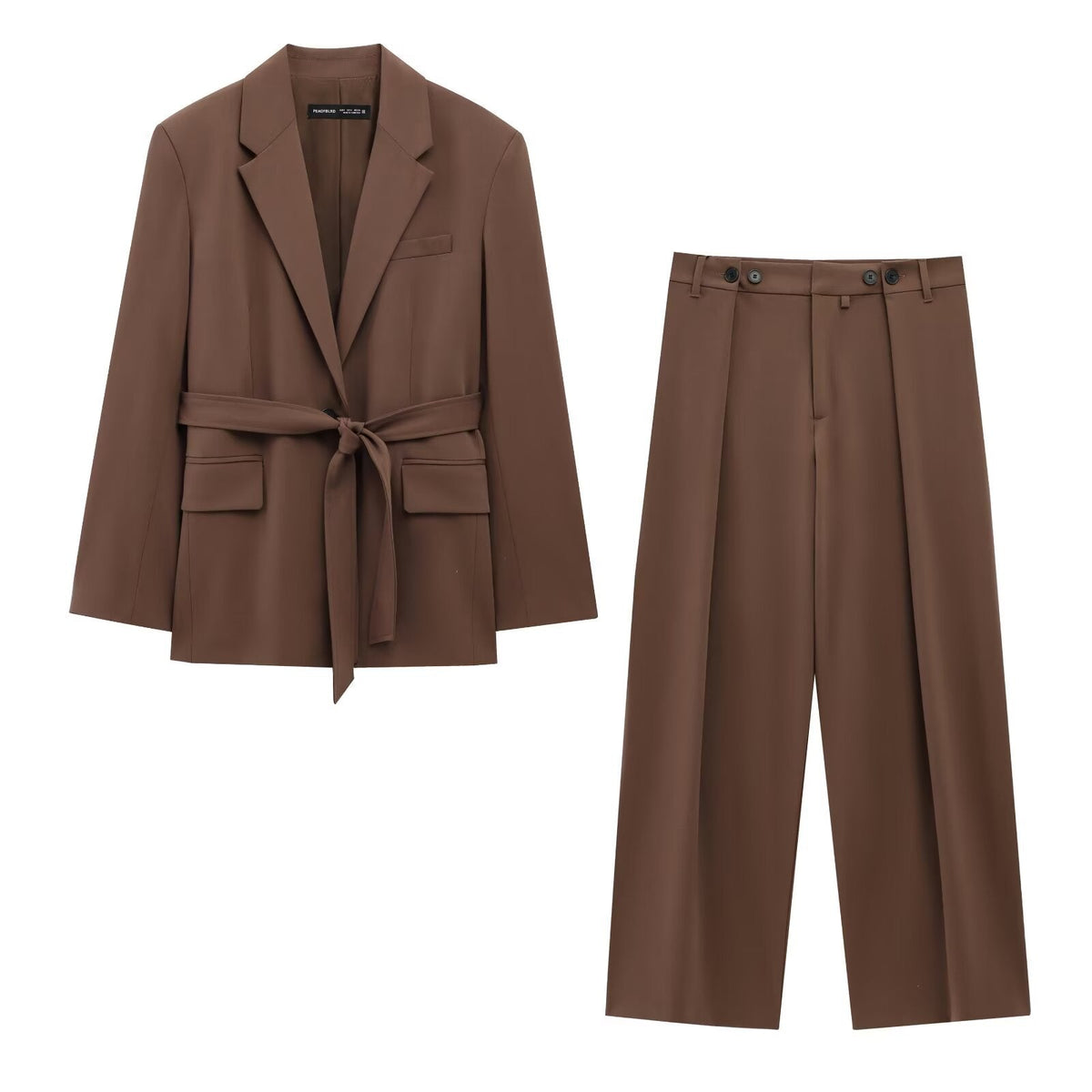Belted Blazer & Trouser Set