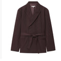 Belted Blazer & Wide-Leg Trousers