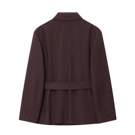 Belted Blazer & Wide-Leg Trousers