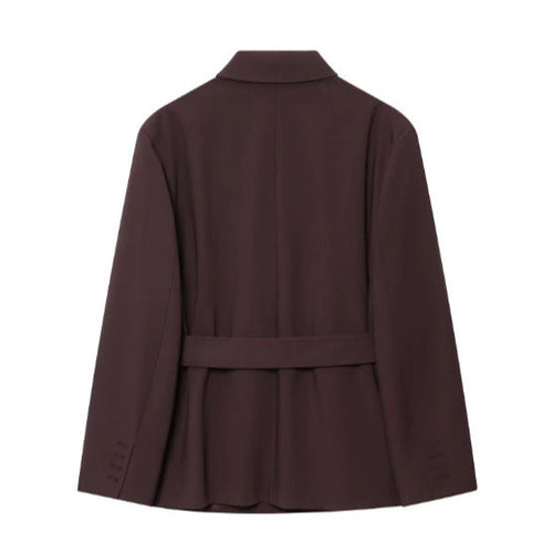 Belted Blazer & Wide-Leg Trousers
