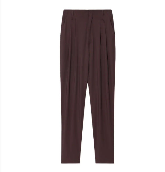 Belted Blazer & Wide-Leg Trousers