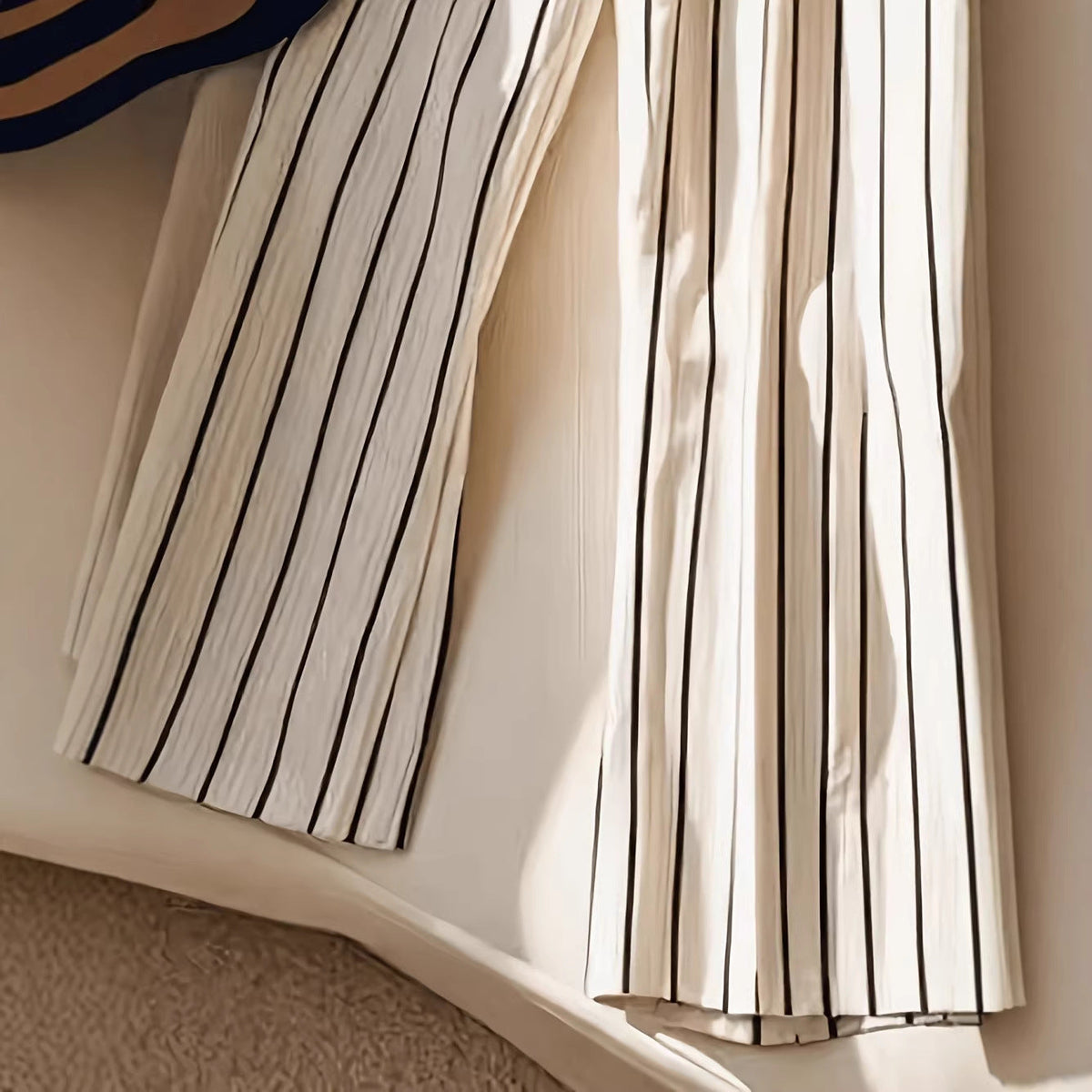 Sleeveless Blazer & Wide-Leg Trousers