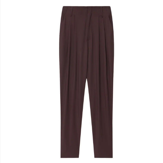 Belted Blazer & Wide-Leg Trousers